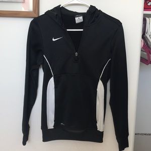 Black Nike Half-zip Hoodie